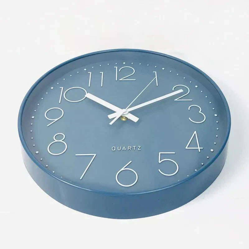 Contemporary 30cm Silent Wall Clock for Tranquil Living