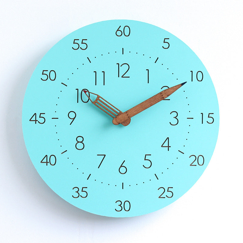 Colorful Kid's Wall Clock – Peaceful Timekeeping for Playrooms