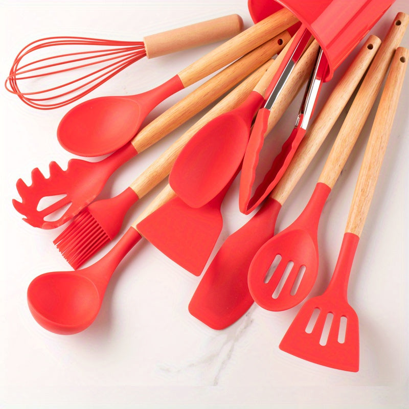 Culinary Bliss 12-Piece Silicone Utensil Collection