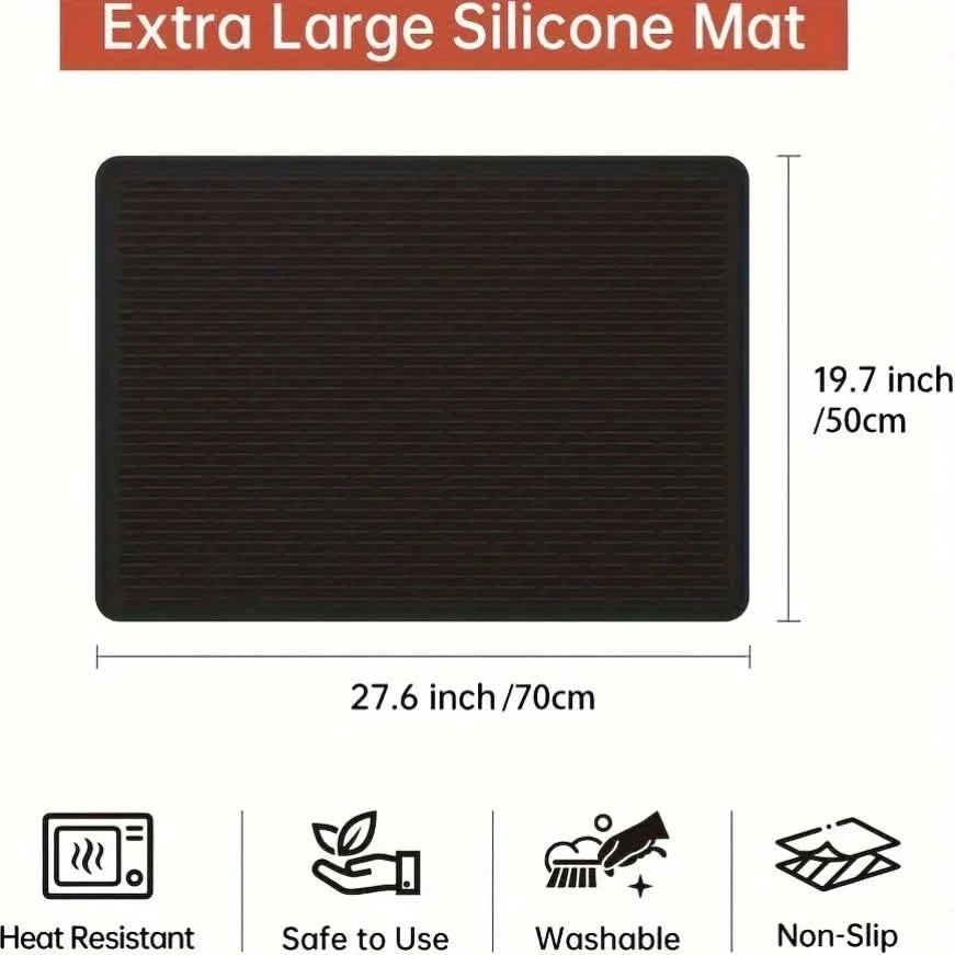 Silicone Stove Mat for Kitchen Safety and Style