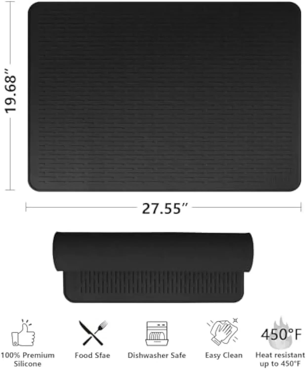 Silicone Stove Mat for Kitchen Safety and Style