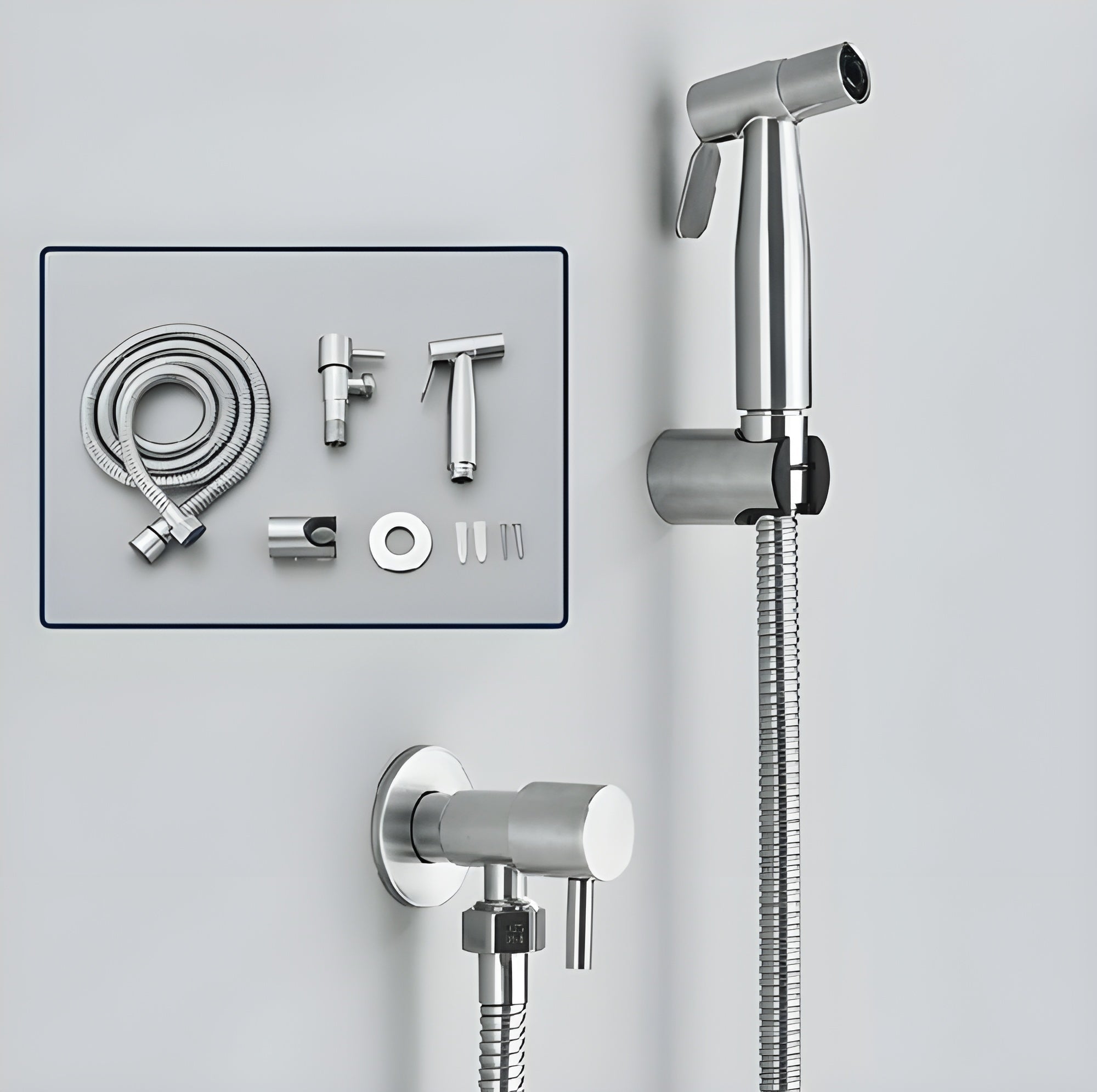 EcoSmart Stainless Steel Handheld Bidet Shower for Ultimate Clean
