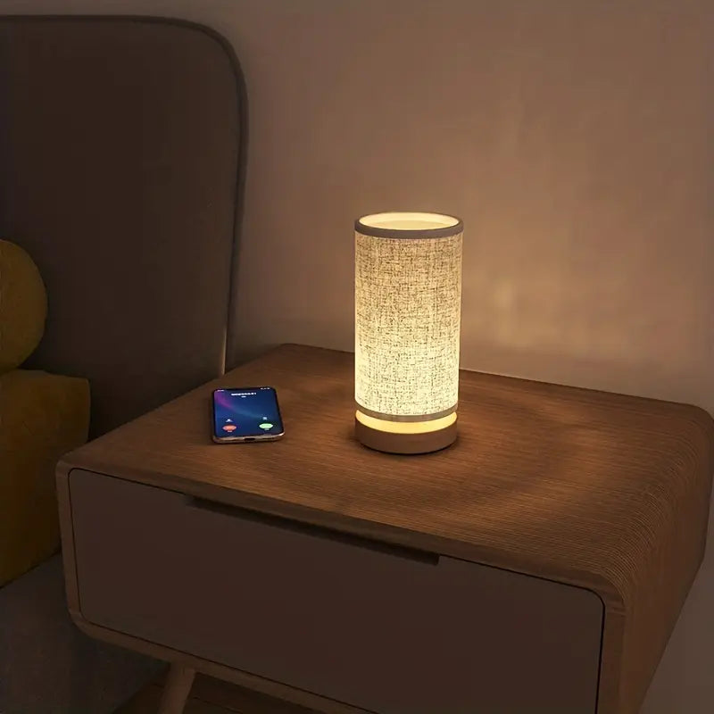 NaturalAura Elegant Wooden Night Light with Soft Glow