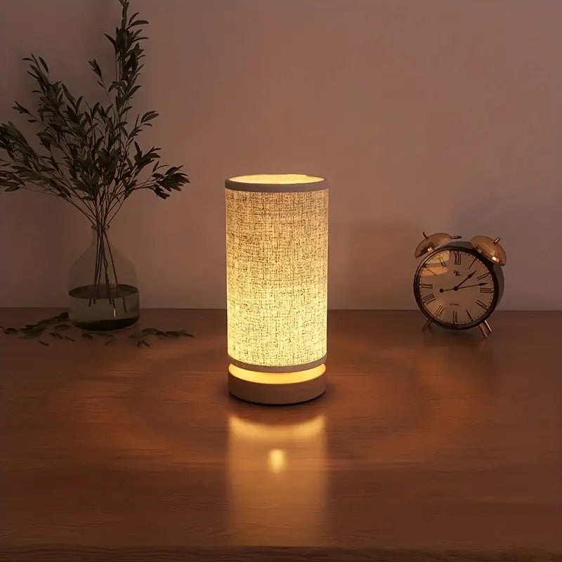 NaturalAura Elegant Wooden Night Light with Soft Glow
