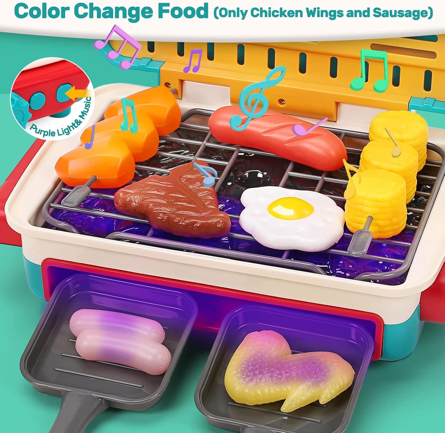 BBQ Simulation Grill Toy for Playtime Fun