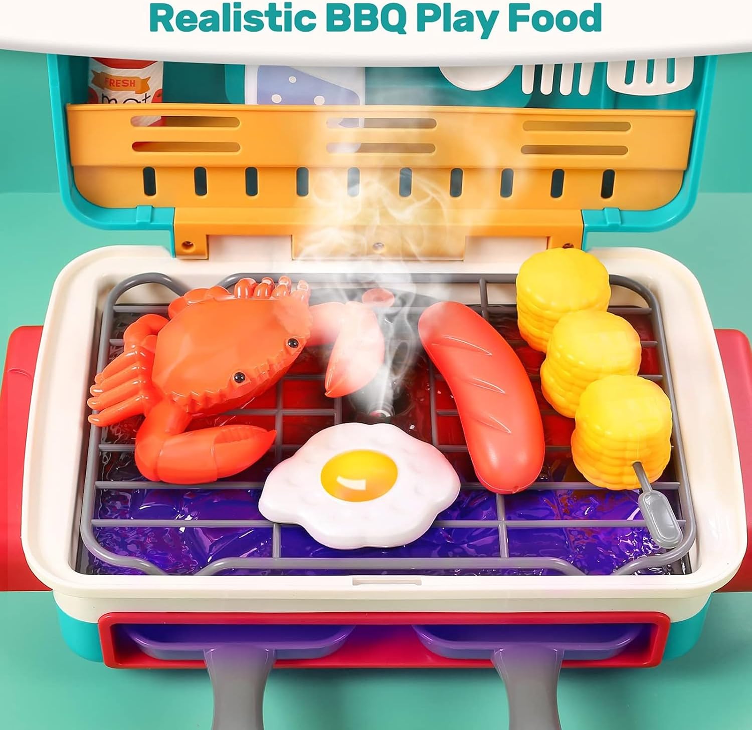 BBQ Simulation Grill Toy for Playtime Fun