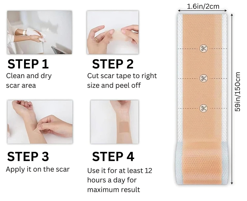 Silicone Scar Sheets for Skin Repair