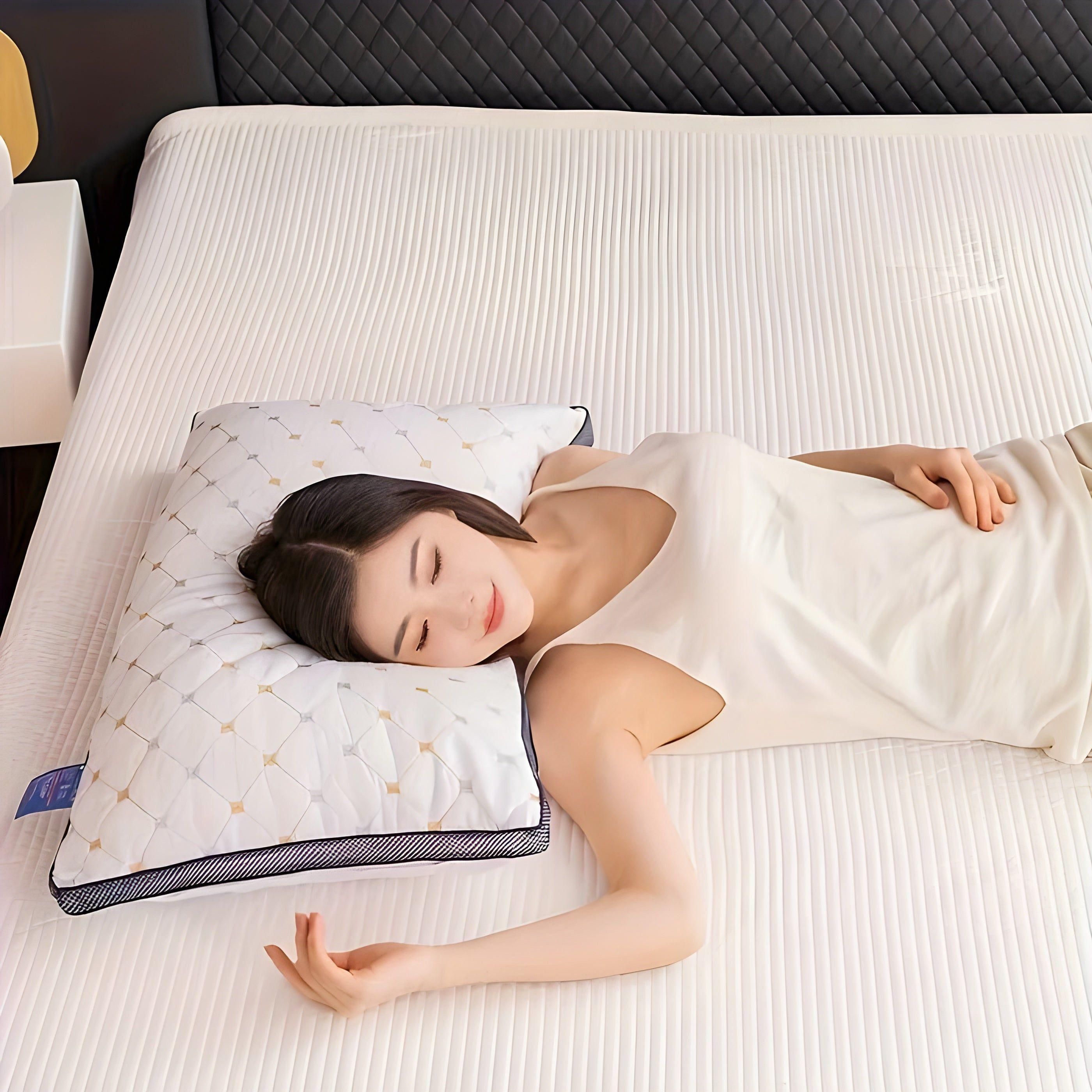 RestfulSleep Ergonomic Neck Support Pillow for Side & Back Sleepers