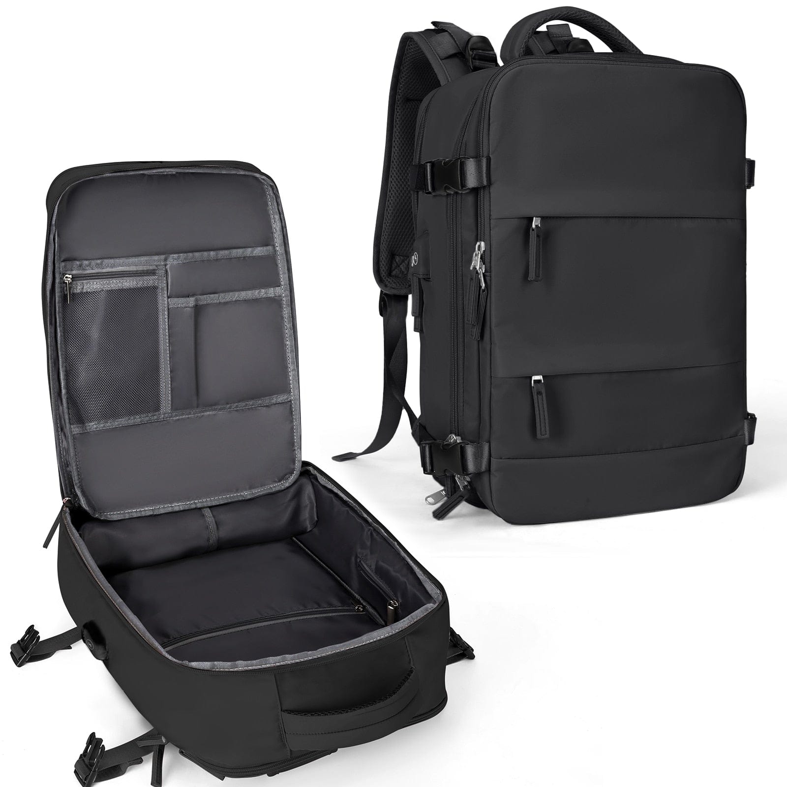 TravelEase Airline-Compatible Laptop Backpack 40x20x25