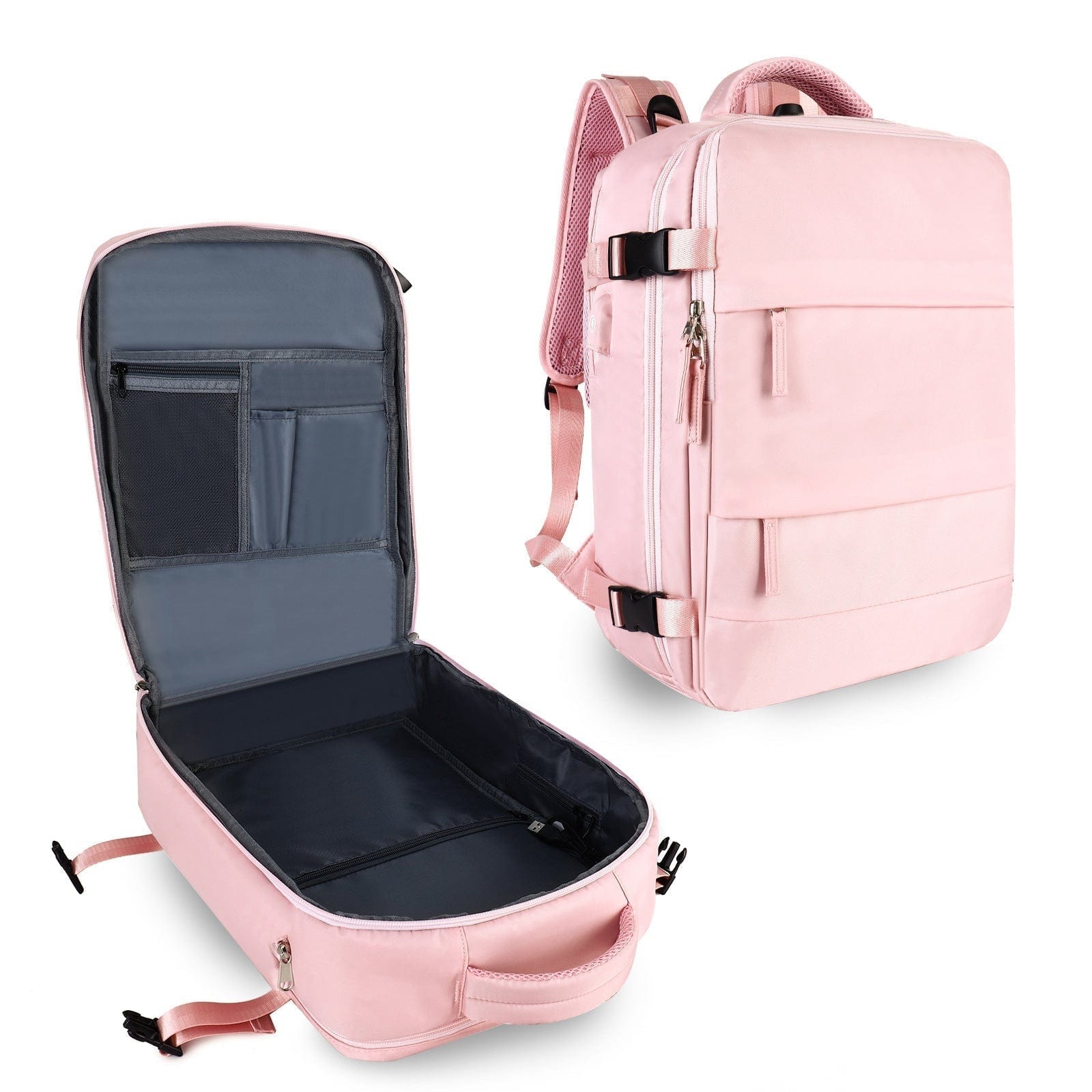 TravelEase Airline-Compatible Laptop Backpack 40x20x25