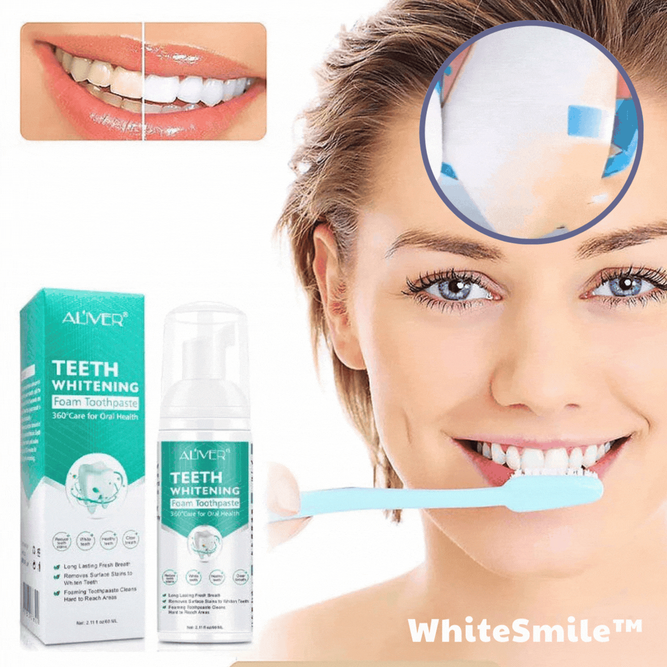 RadianceFoam™ — Unleash a Radiant Smile That Commands Attention Instantly