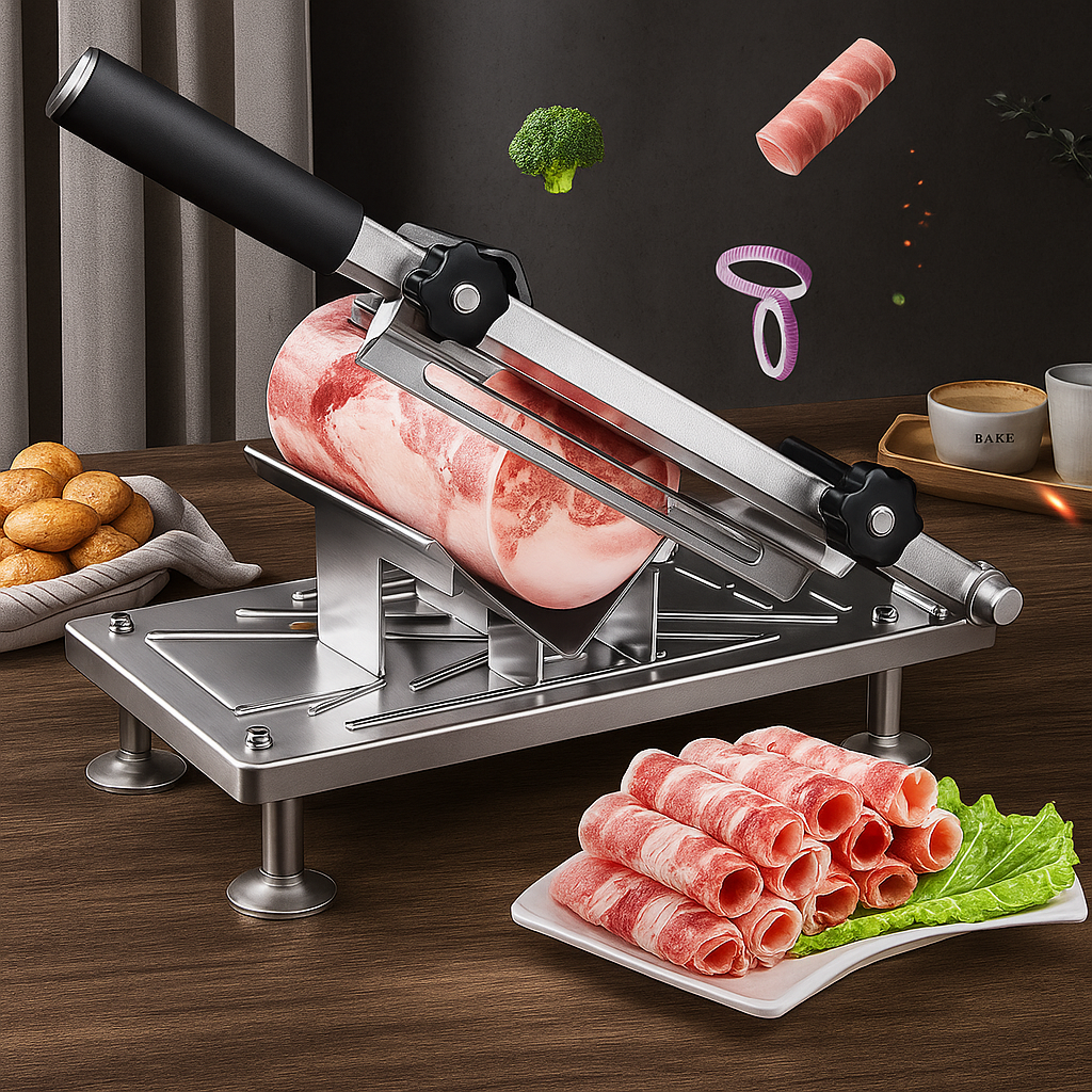 PrecisionChef Stainless Steel Food Slicer with Adjustable Settings