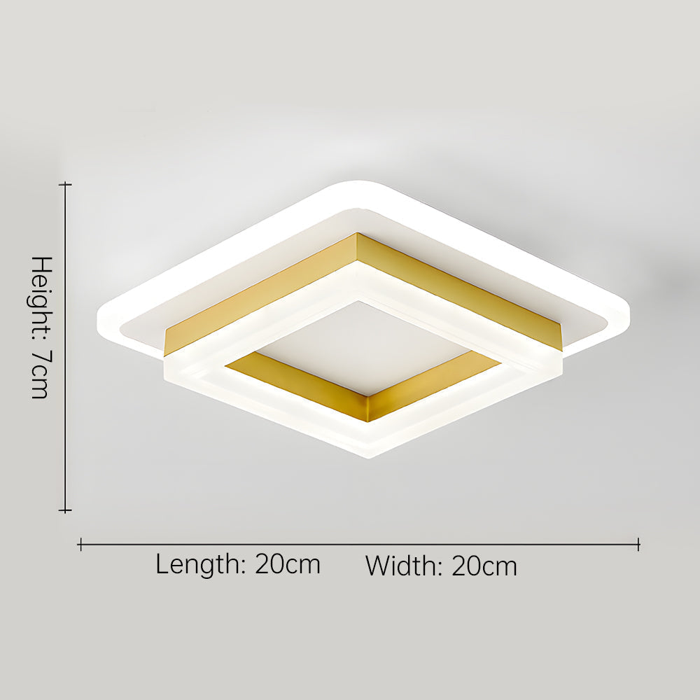 Compact Modern LED Ceiling Light for Cozy Spaces