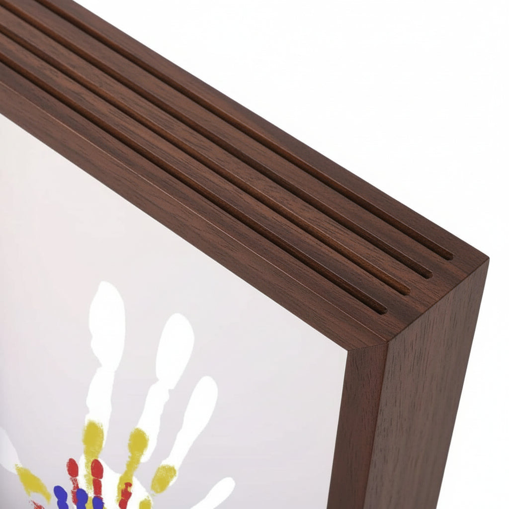 Cherished Memories - Wooden Frame for Baby Handprints and Footprints