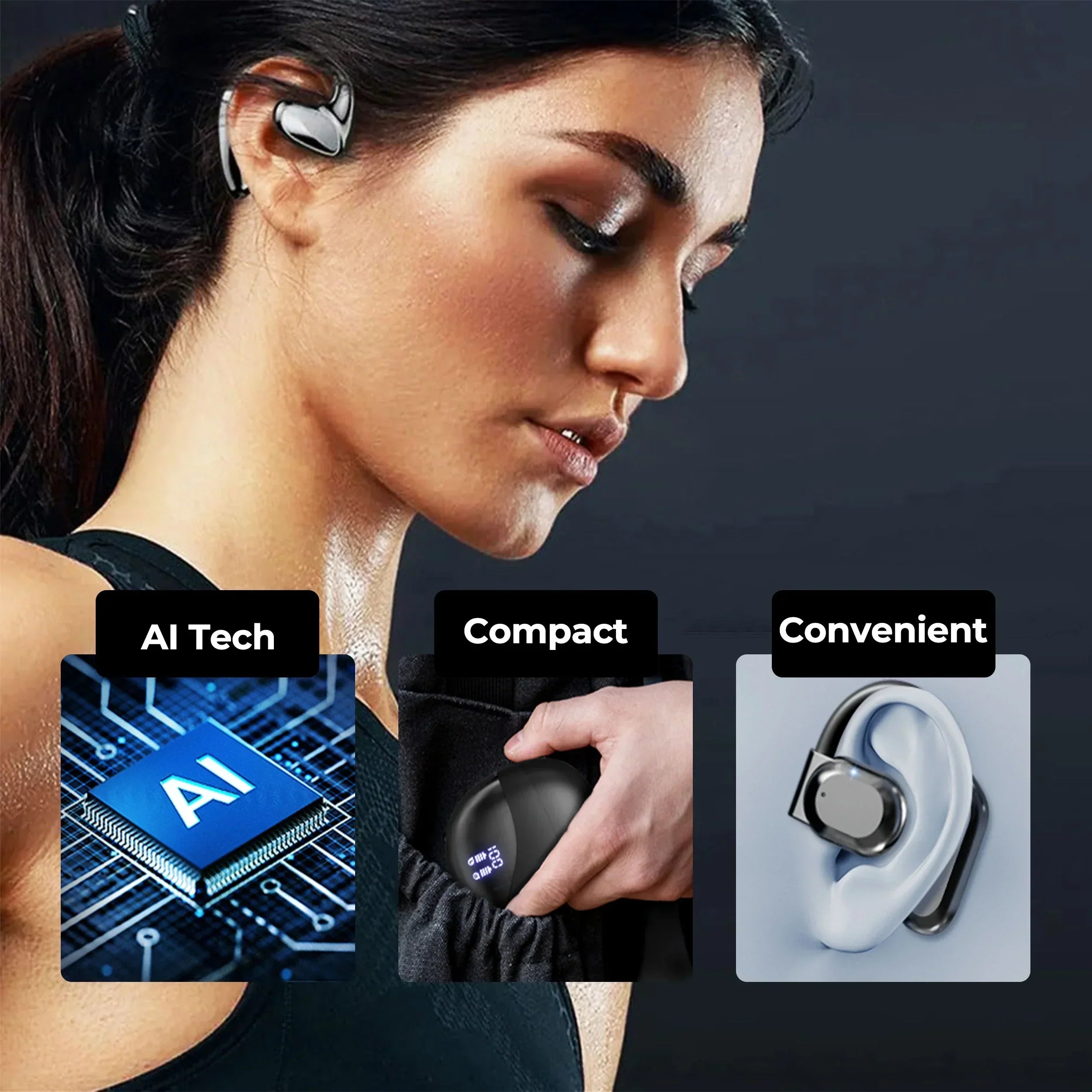 Instant Language Communication Earbuds – Wireless Translation & Audio