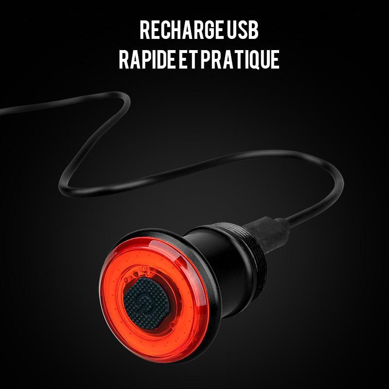 Rechargeable Waterproof LED Rear Light for Bicycles