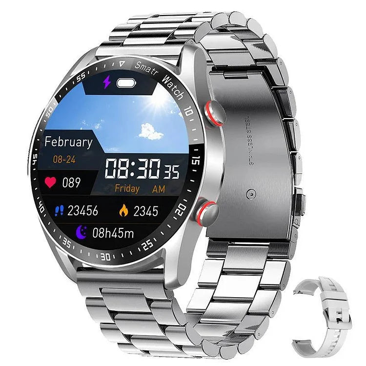 All-in-One Health Tracker Watch with Heart Rate and Activity Monitoring