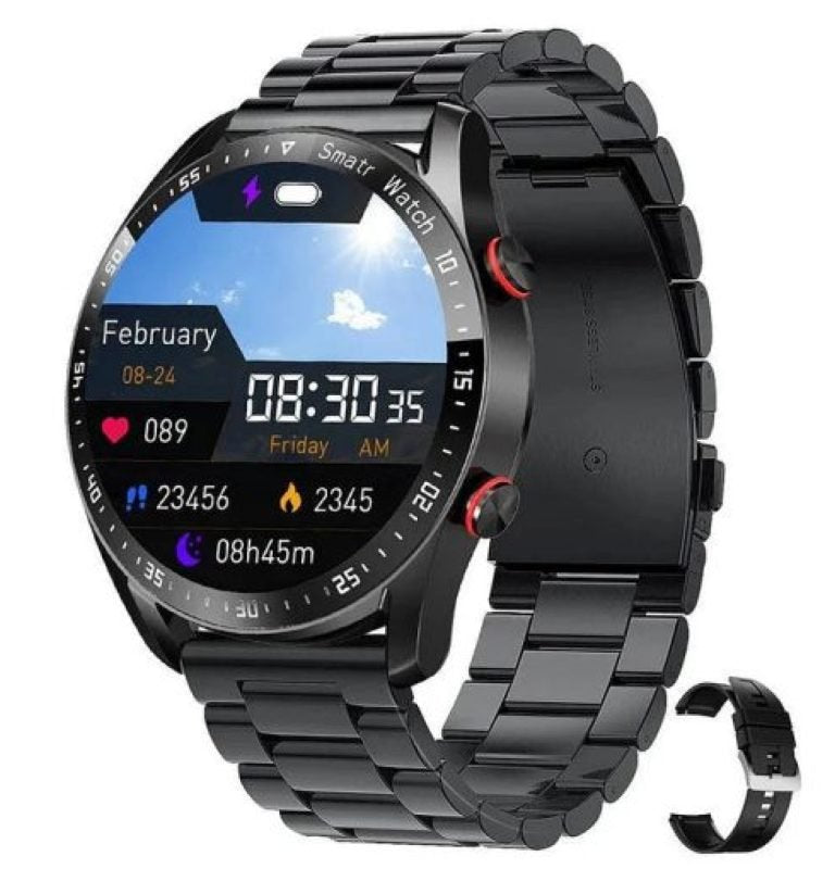 All-in-One Health Tracker Watch with Heart Rate and Activity Monitoring