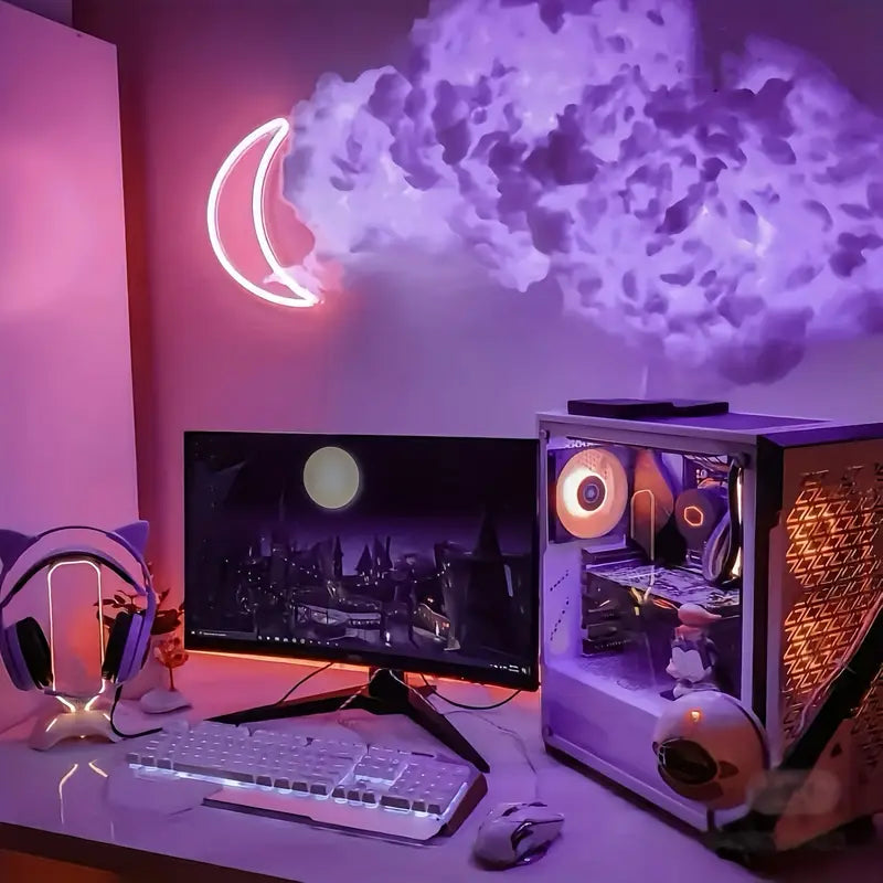 Enchanting RGB Cloud Light with Music Sync & Remote Control