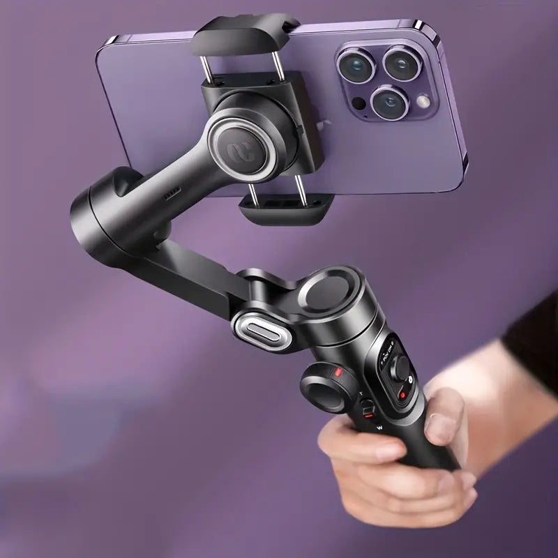 Foldable 3-Axis Smartphone Stabilizer for Smooth Video