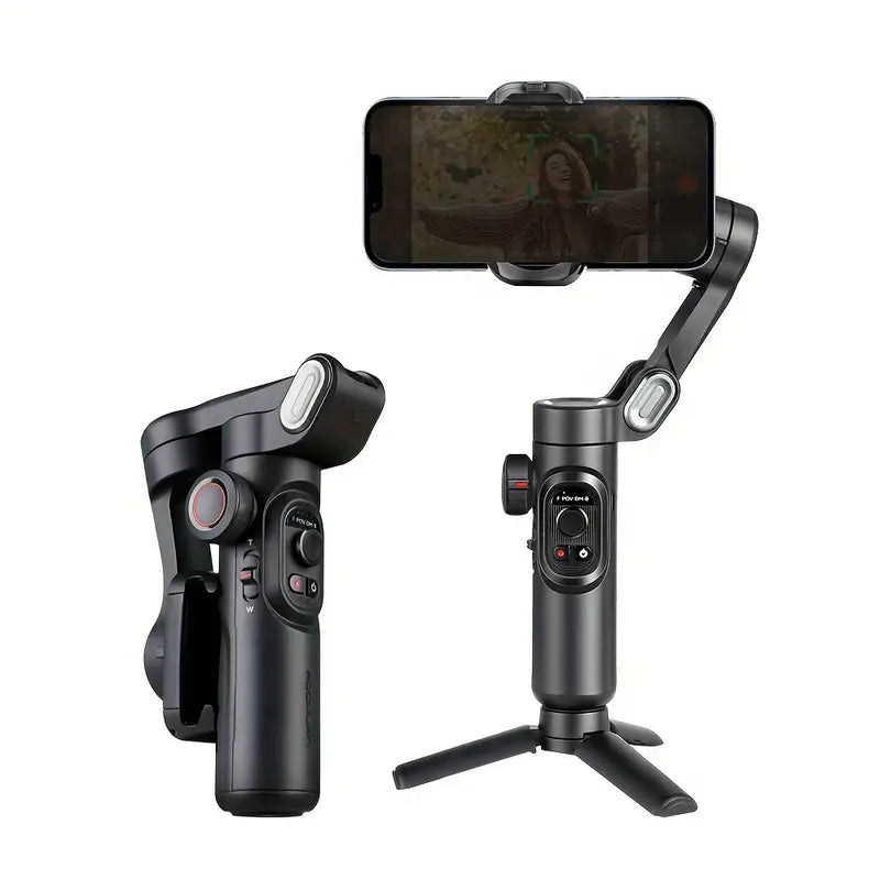 Foldable 3-Axis Smartphone Stabilizer for Smooth Video