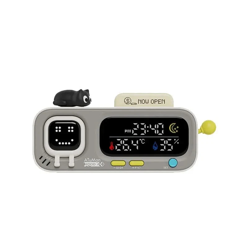 Smart Desktop Clock Featuring Temperature and Humidity Readings