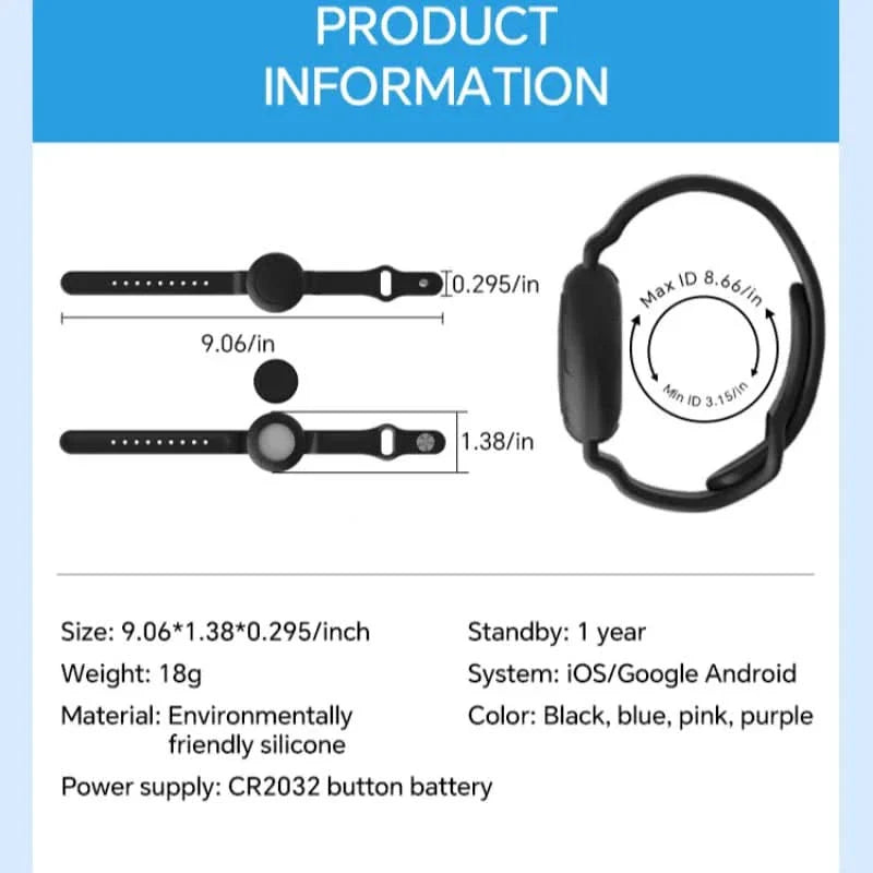 Waterproof Kids Smart Tracker Wristband – Safe Band for Children