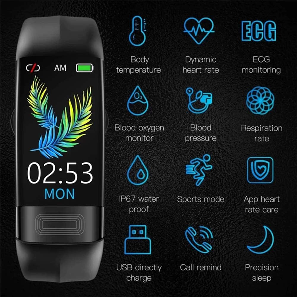 Smartwatch with Blood Pressure and EKG Monitoring, Heart Rate Tracking