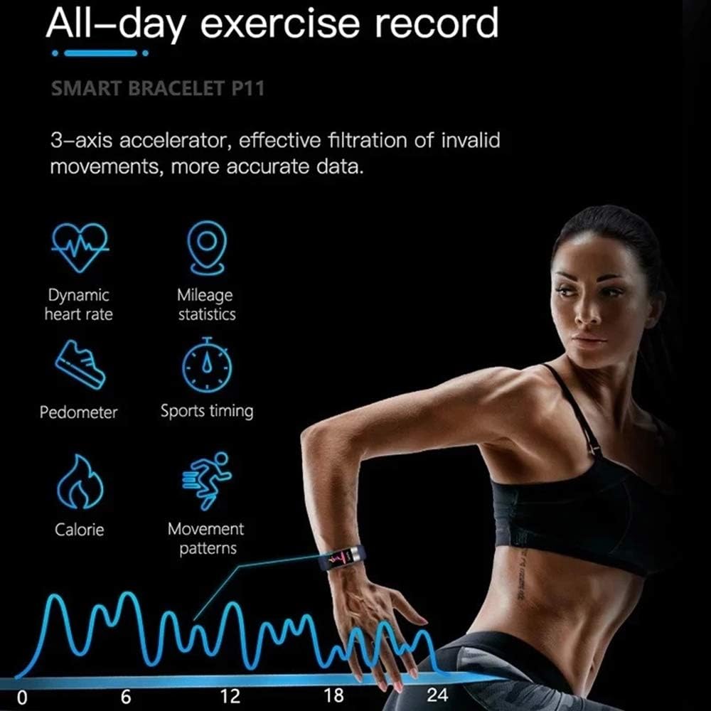 Smartwatch with Blood Pressure and EKG Monitoring, Heart Rate Tracking