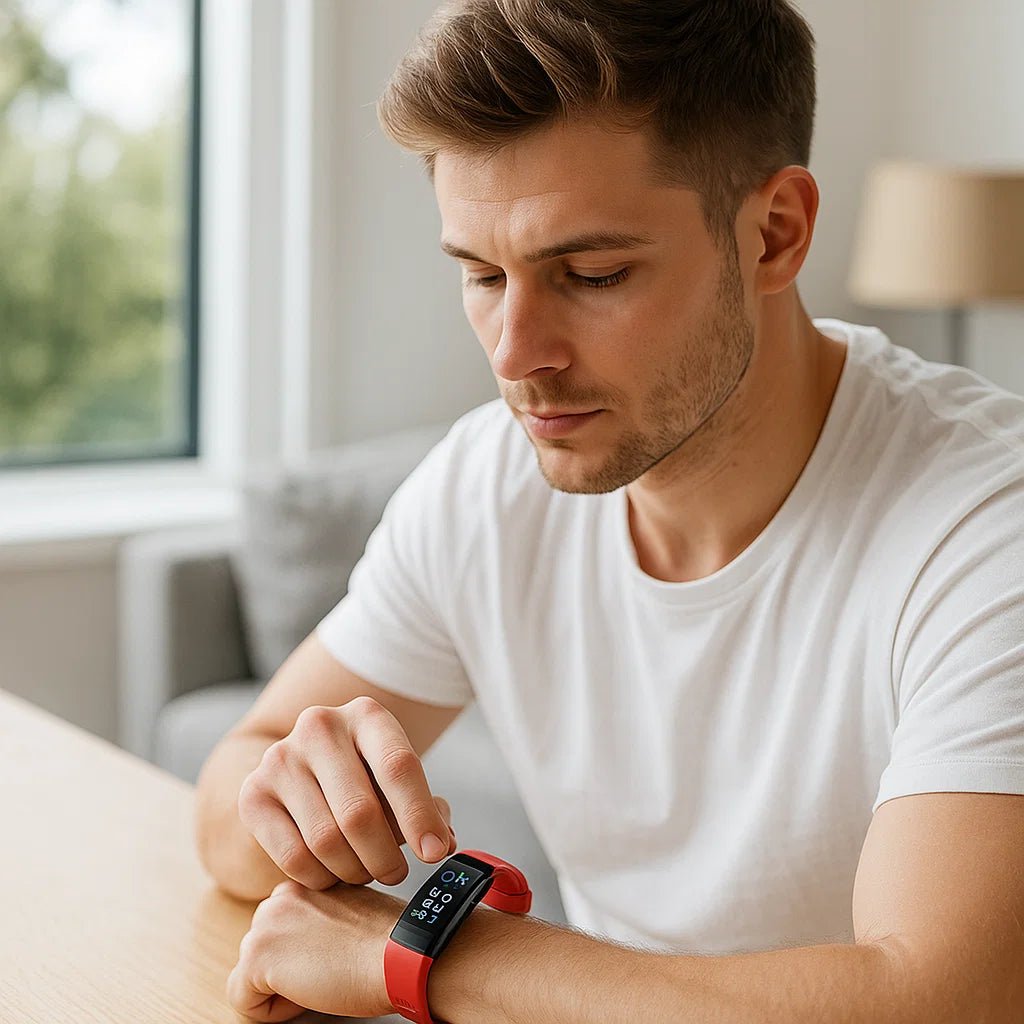 Bluetooth Smartwatch with EKG, Blood Pressure, Sleep Tracking for iOS & Android