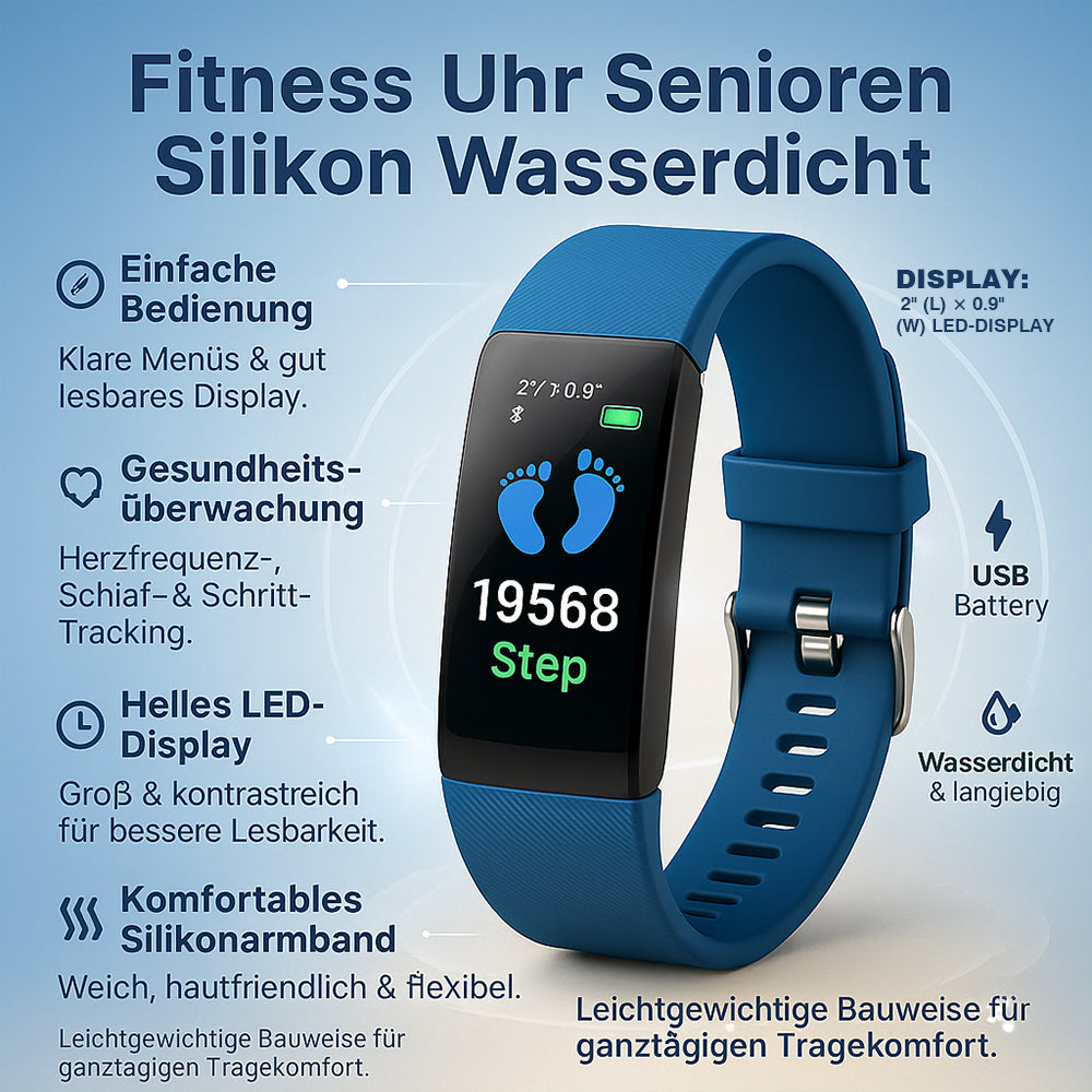 Health Monitoring Smartwatch with Heart Rate and Sleep Tracker