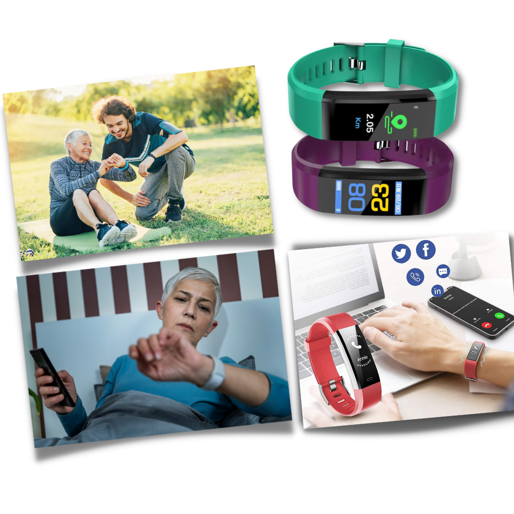 Health Monitoring Smartwatch with Heart Rate and Sleep Tracker