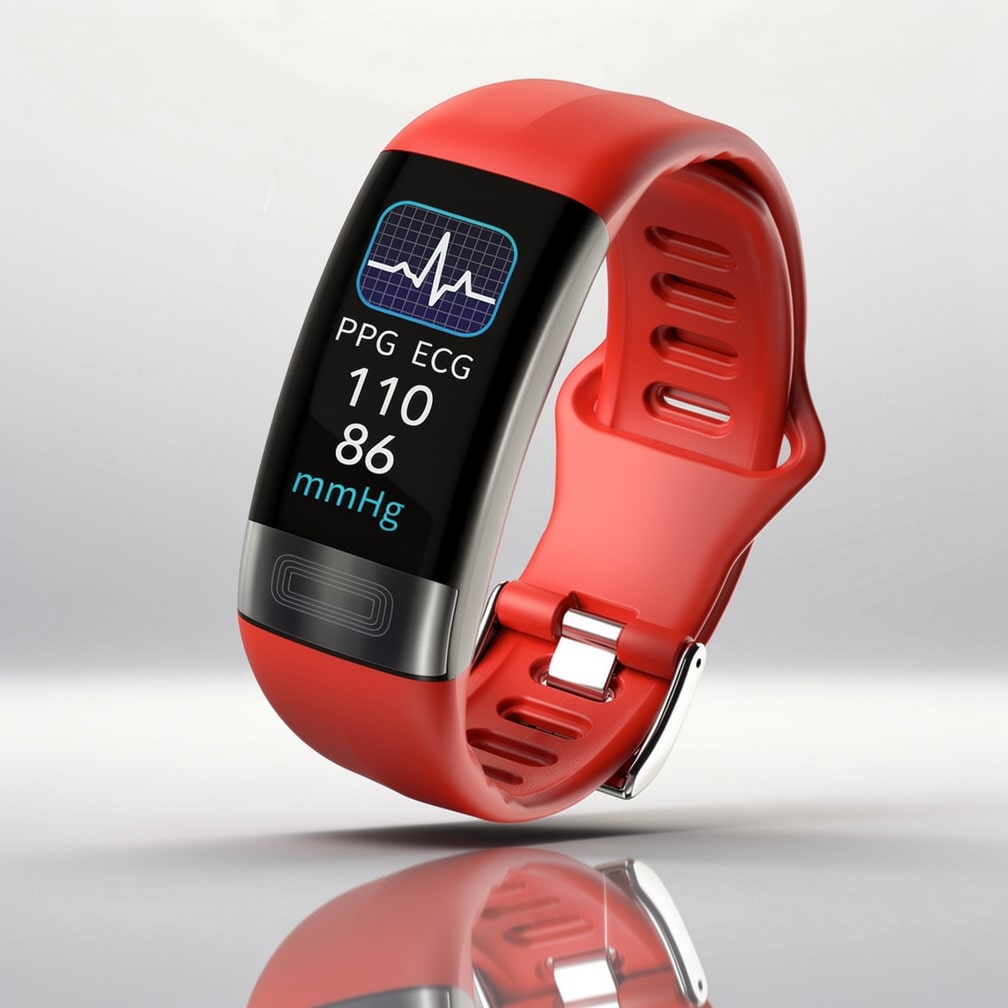 Health Monitoring Smartwatch with EKG, Blood Pressure & Sleep Tracking