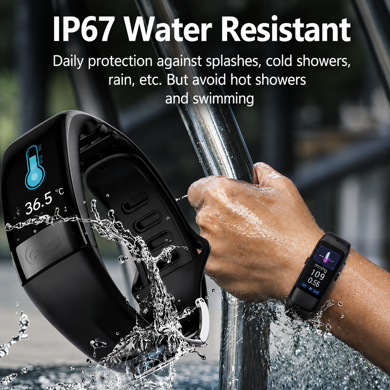 Health Monitoring Smartwatch with EKG, Blood Pressure & Sleep Tracking