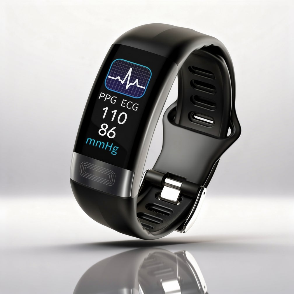 Health Monitoring Smartwatch with EKG, Blood Pressure & Sleep Tracking
