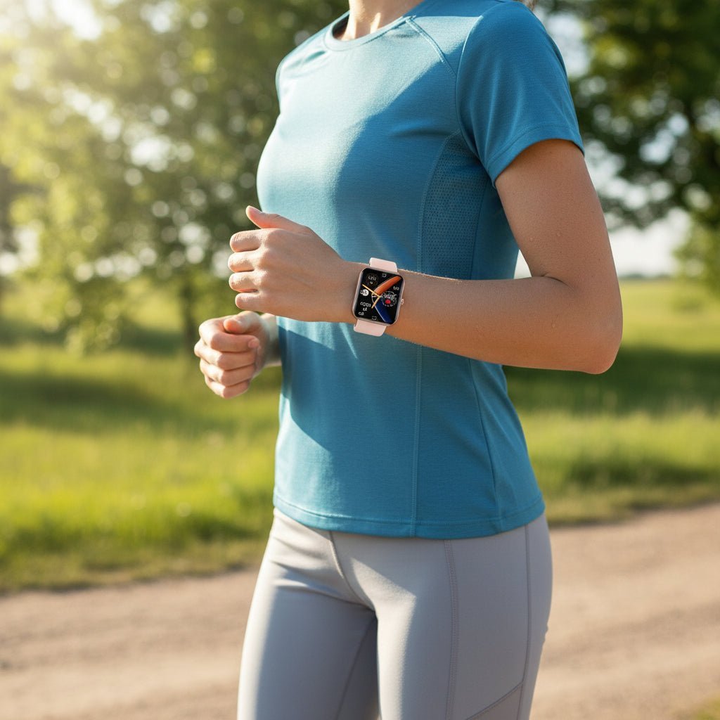 Non-Invasive Blood Sugar Trend Monitor Smartwatch for Health and Activity Tracking