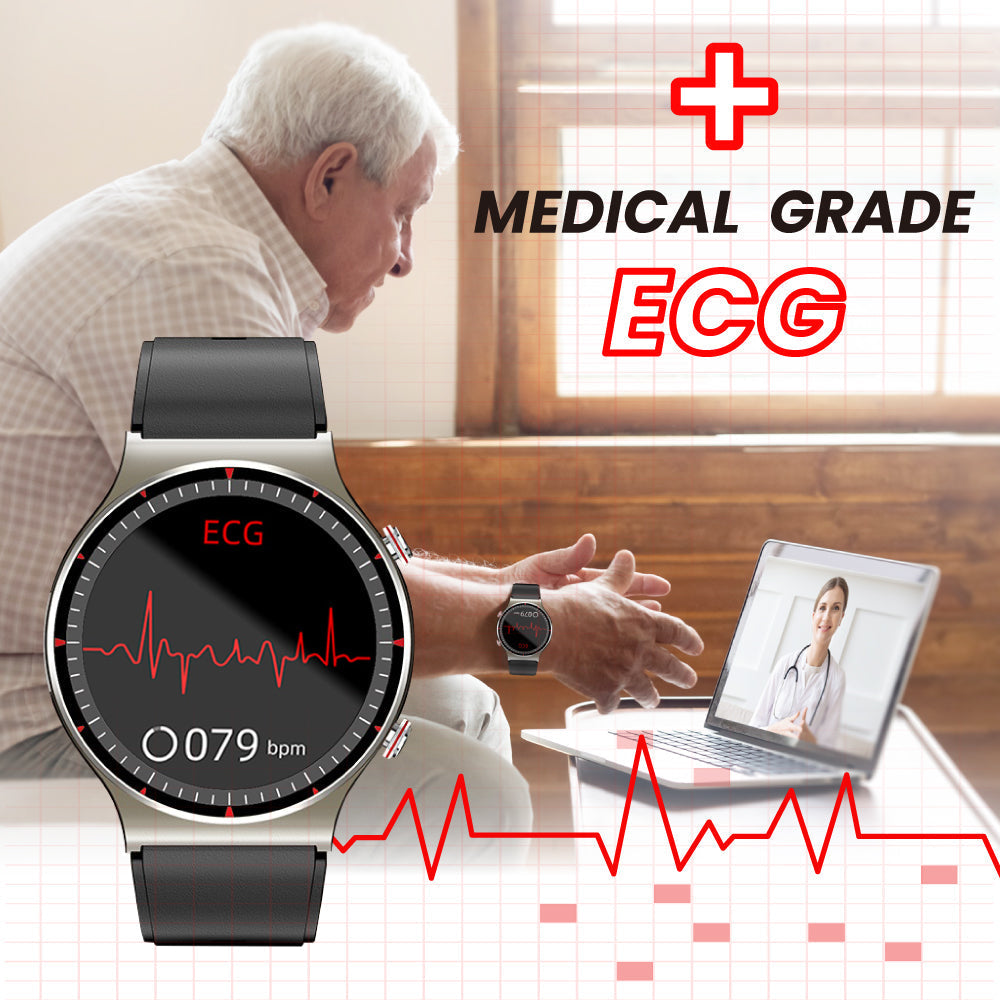 Real-Time Heart Rate and SpO2 Monitor Smartwatch with Sports Modes