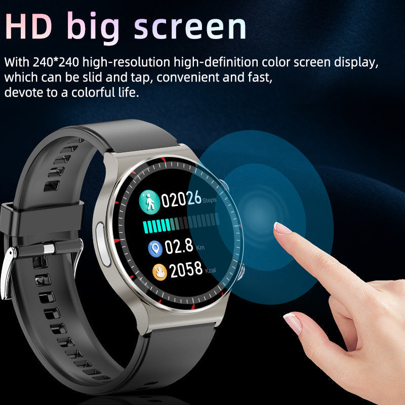 Real-Time Heart Rate and SpO2 Monitor Smartwatch with Sports Modes