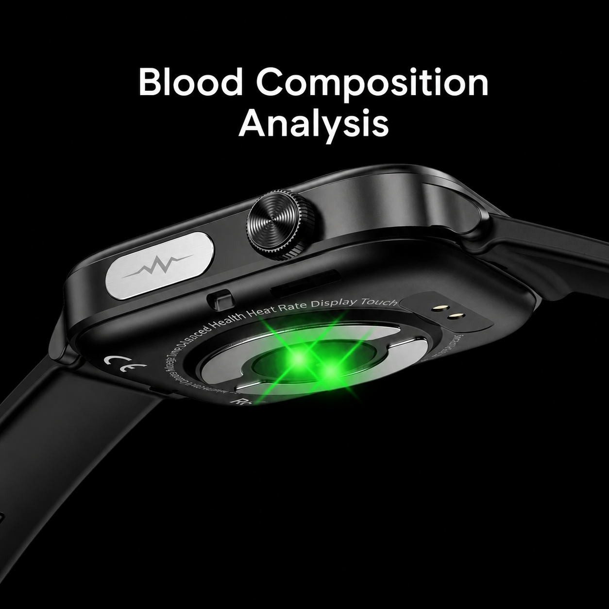 Smartwatch with SOS Emergency Alert and Fall Detection | Heart Rate, Oxygen, and Activity Monitoring | Bluetooth and Waterproof