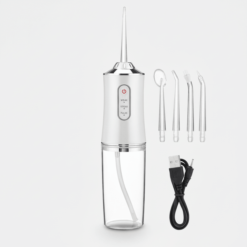 Electric Oral Irrigator | 3 Pressure Levels | 360° Nozzle