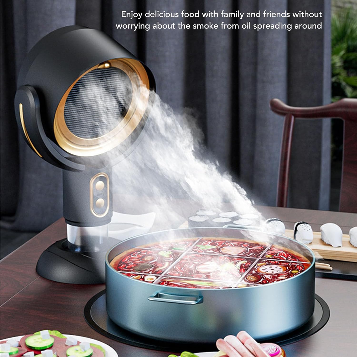 FreshBreeze Mini Air Purifier for Smoke and Odor Elimination