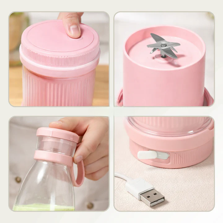 Portable Smoothie Blender | Blend & Drink Directly | Safety Indicator