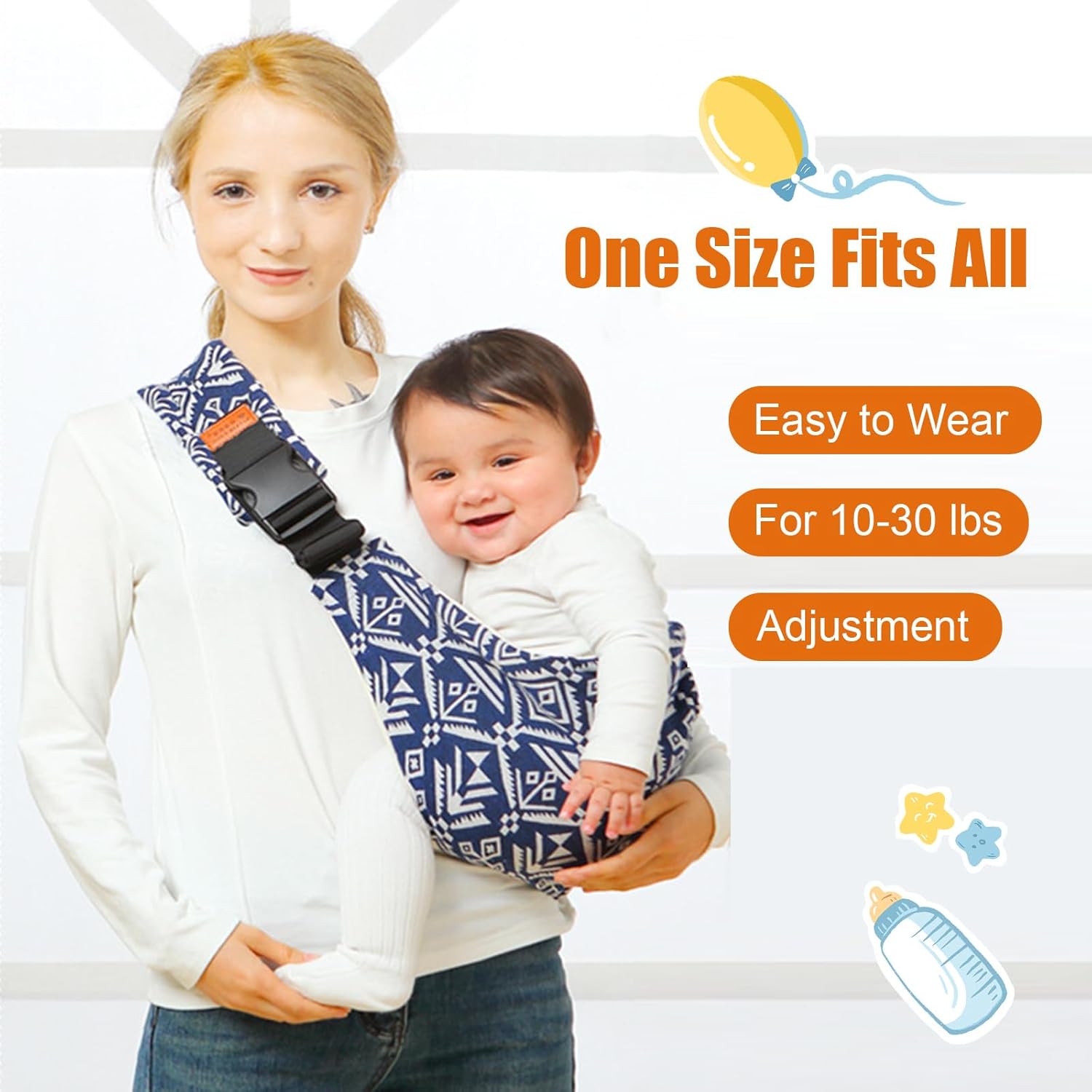 Portable Baby Carrier for Toddlers - Snuggle Sling