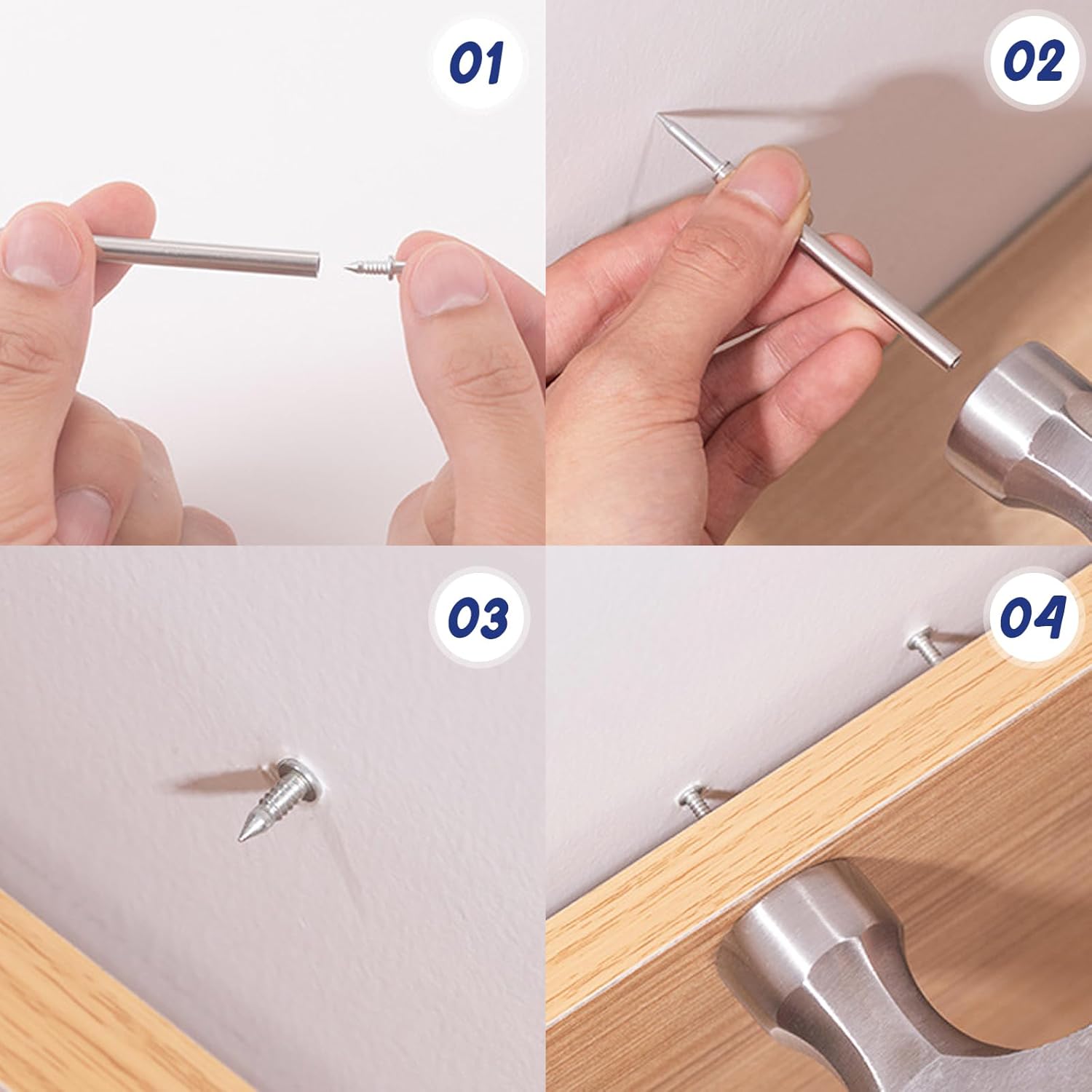 Baseboard Installation Set with Double-Head System