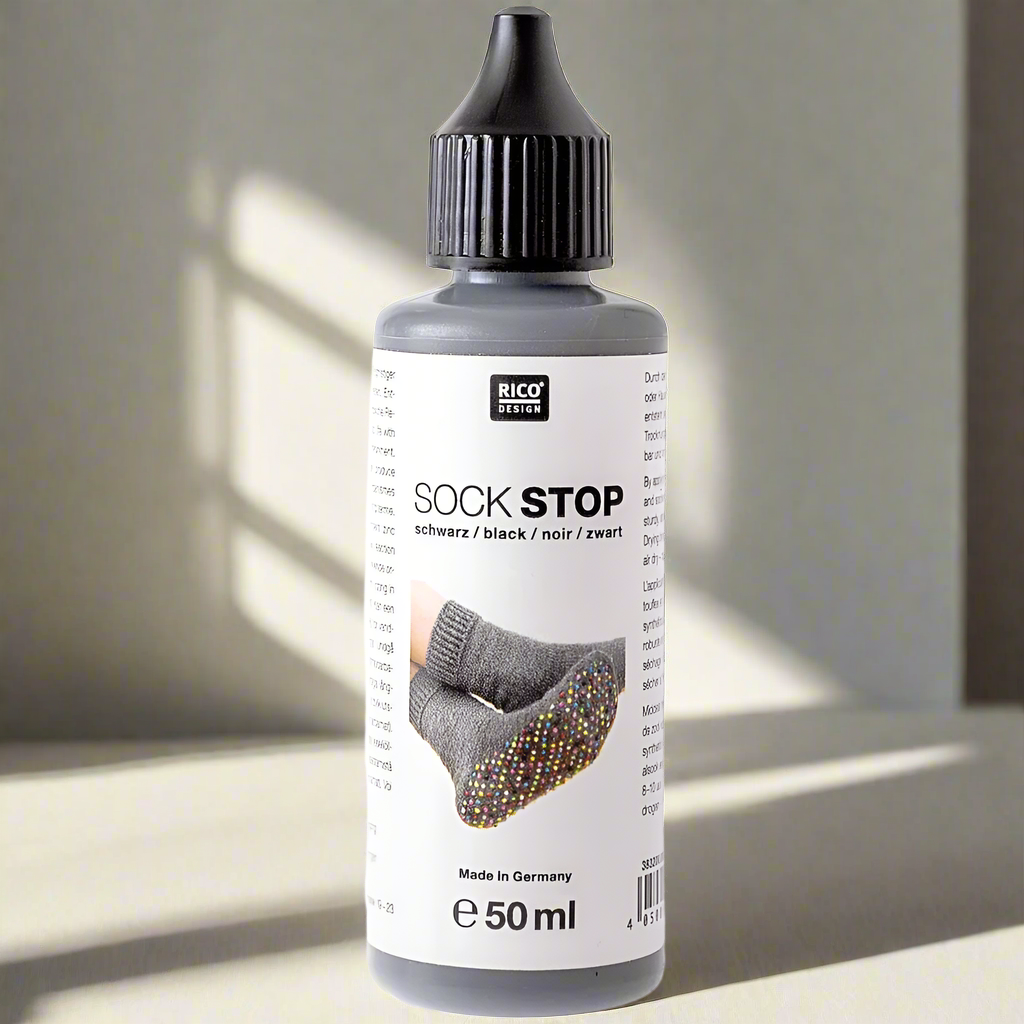 Socks Adhesive | Non-Slip Grip for Safe Steps | Washable Fabric Coating for DIY Socks