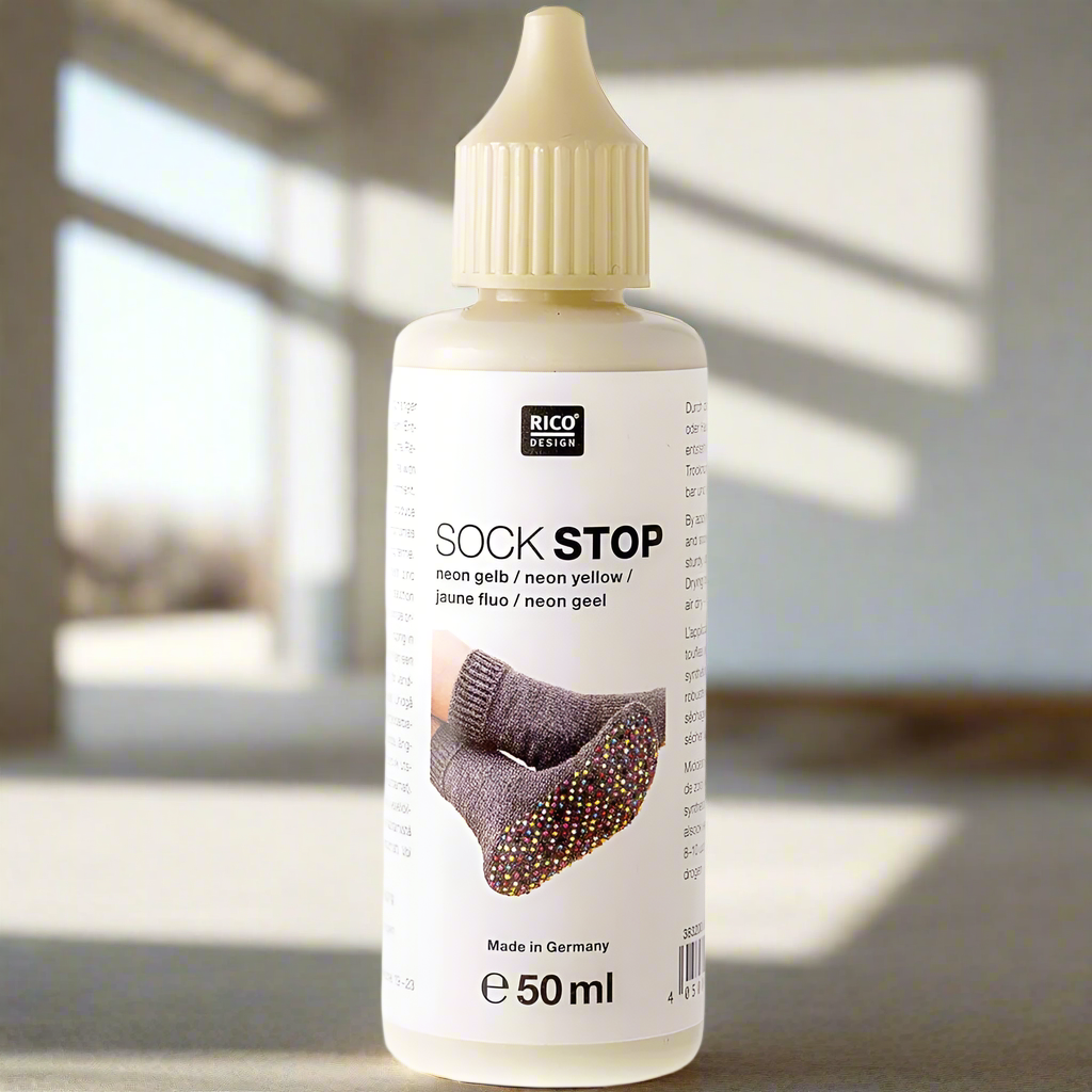 Socks Adhesive | Non-Slip Grip for Safe Steps | Washable Fabric Coating for DIY Socks