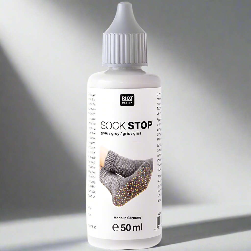 Socks Adhesive | Non-Slip Grip for Safe Steps | Washable Fabric Coating for DIY Socks