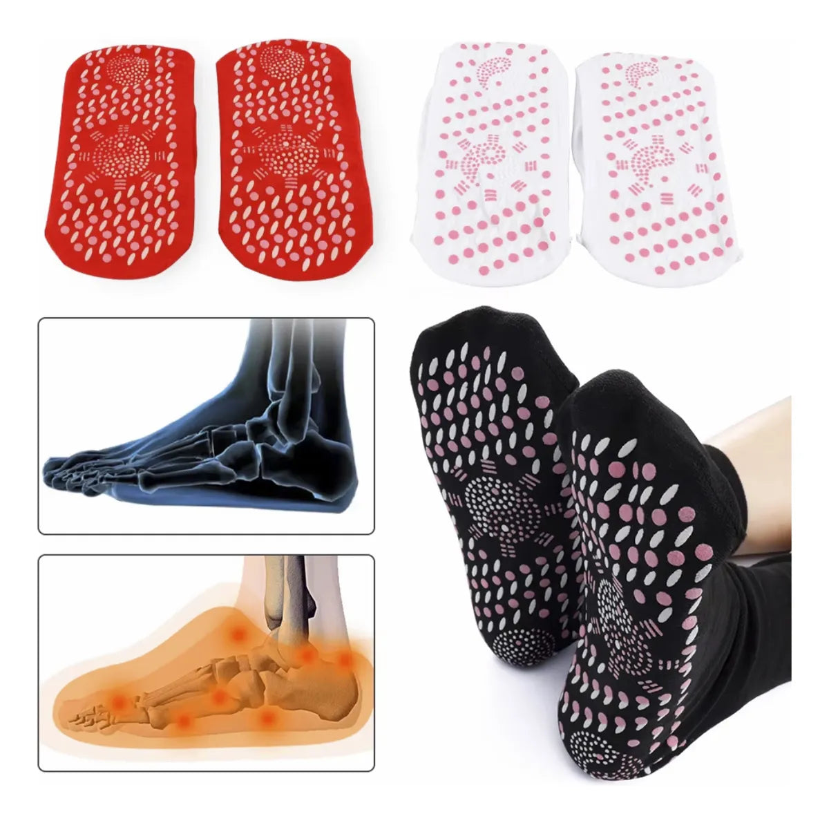 Self-Warming Socks for Enhanced Circulation & Relaxation