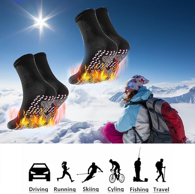 Self-Warming Socks for Enhanced Circulation & Relaxation