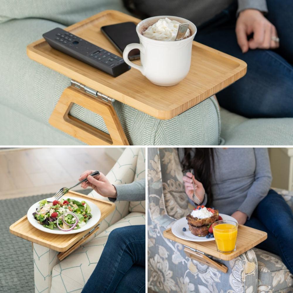 Couch Companion Adjustable Arm Table for Drinks and More